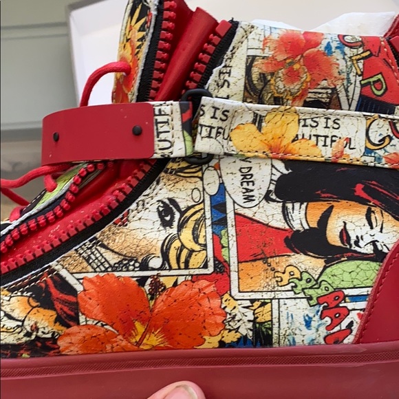 Giuseppe Zanotti Rare ComicBook High Top sneaker - Picture 4 of 5